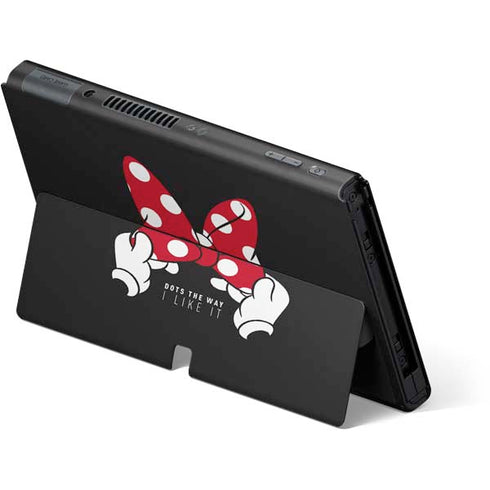 Disney Minnie Mouse Dots The Way Nintendo Switch OLED (2021) Skin